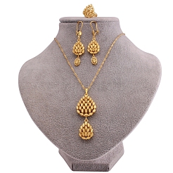 Collier pendentif en forme de larme en laiton&nbsp;FS-WGC4231-01