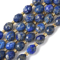 Gefärbt natürliche Lapislazuli Perlen Stränge&nbsp;G-F809-A35-01