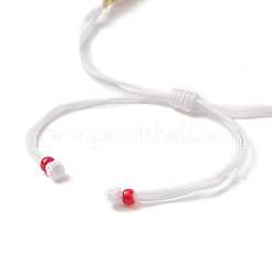 Braccialetto di perline intrecciate di semi giapponesi fatti a mano&nbsp;BJEW-MZ00017-01