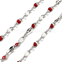 Chaîne En Acier Inoxydable, 304 Chaînes Fines Plates Argentées CH# 107