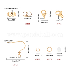 Crochets de boucles d'oreilles en acier inoxydable 304&nbsp;STAS-UN0004-72G