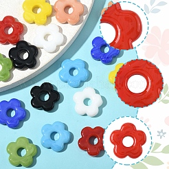 16pcs 8 Farben handgemachte Bunte Malerei-Perlen&nbsp;LAMP-FS0001-27