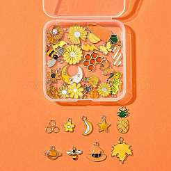 30pcs pendentifs en émail en alliage&nbsp;FIND-FS0004-48