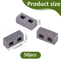 50 pz decorazioni espositive in argilla&nbsp;DJEW-FH0001-60B-02