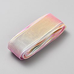 10 Yards Regenbogenfarbe Organzaband&nbsp;OCOR-WH20005-04D
