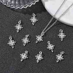 Messing klare Zirkonia Charms&nbsp;XGRQ4G713-697P