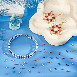 Perline di vetro intrecciate a forma di tromba&nbsp;SEED-PH0002-17A