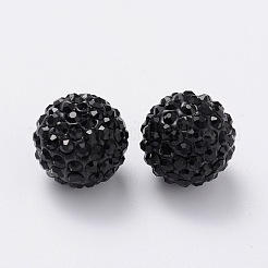 Grado a rhinestone pave bolas de bolas de discoteca&nbsp;RB-Q100-11