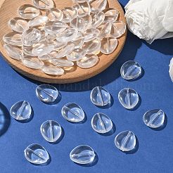 Tropfenförmige transparente Acrylperlen&nbsp;X-TACR-R122-A01