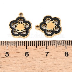 304 Edelstahl-Emaille-Anhänger&nbsp;STAS-Z190-08G-03