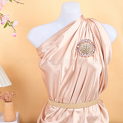 Applique en strass en laiton&nbsp;DIY-FG0009-88C