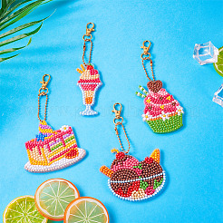 Eiscremetorte Dessert DIY Diamantmalerei Anhänger Dekorationssets&nbsp;DIY-TA0010-76
