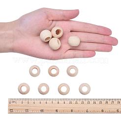 Natürliche unfertige Holzperlen&nbsp;WOOD-Q038-20mm