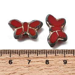 Picasso-Backfarbe und mit Goldmetall umwickelte Glasperlenstränge&nbsp;GL-CBA98F0-02D