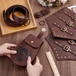 Ceintures et sacs en simili cuir&nbsp;DIY-WH0622-692