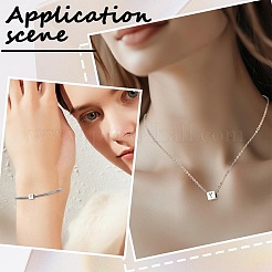 Abalorios de plata esterlina&nbsp;STER-WH20009-04Y-P