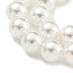 Chapelets de perles en verre nacré&nbsp;HY-G002-01C-01