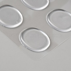 Ovale Silikon-Schlagzeug-Schalldämpferaufkleber&nbsp;AJEW-WH20120-57B