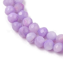 Fili di perline tinti in conchiglia naturale d'acqua dolce&nbsp;SHEL-R100-12A-01