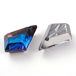 Geprägte Glas Strass Anhänger&nbsp;GLAA-J101-01B-001BB