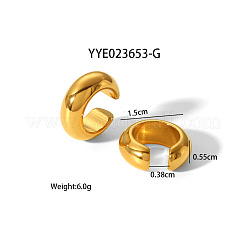 Elegantes pendientes tipo brazalete de acero inoxidable 304&nbsp;NQ7572-1