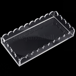 Piastra rettangolare in acrilico per gioielli&nbsp;DJEW-WH20009-06E
