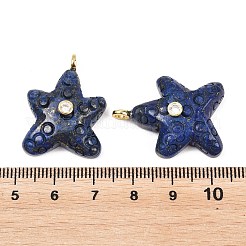 Gefärbt natürliche Lapislazuli Anhänger&nbsp;G-H353-01G-05