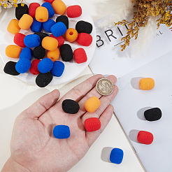 40 Stück 4 Farben Schaumstoff-Mikrofonhülle&nbsp;AJEW-GF0014-38
