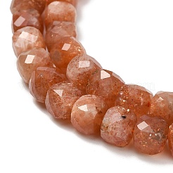 Natürliche sunstone Perlen Stränge&nbsp;G-Z106-F02