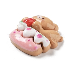 Cabochons opaques en résine et plastique&nbsp;RESI-K029-03E