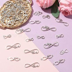 Fascini del connettore della lega di stile tibetano di 80pcs 8 stili&nbsp;FIND-CJ0006-04