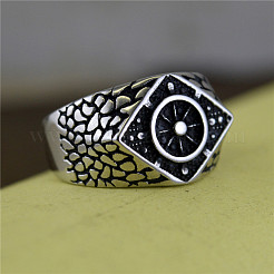 Anillos de dedo de acero inoxidable quirúrgico 316L para hombres&nbsp;FS-WGB2F86-04