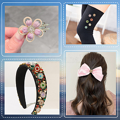 120 Stück 6 Farben Legierung Strass Druckknöpfe&nbsp;DIY-CY0002-30