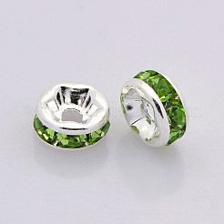 Perline distanziatori strass in ottone&nbsp;RB-A014-Z5mm-07S-NF