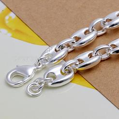 Ottone ovale braccialetti di collegamento per le donne&nbsp;BJEW-BB12513