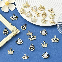 25 Stück 5 Stile Legierung mit Strass-Anhängern&nbsp;FIND-YW0012-71