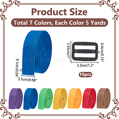 Rubans plats en nylon de 35 mètre&nbsp;DIY-WR0003-60