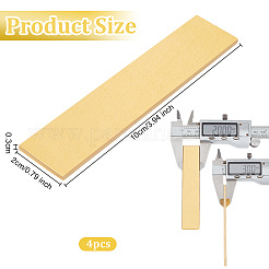 Lastre di ottone&nbsp;KK-WH0082-10A