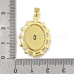Colgante micropavé cubic zirconia de latón&nbsp;KK-Z102-07G-01