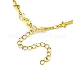 Herstellung von Armbändern aus 304 Edelstahl-Kreuzgliederketten&nbsp;AJEW-TA00006