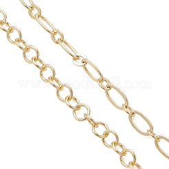Herstellung von Armbändern aus Messingkabelketten mit ovalen Gliedern&nbsp;AJEW-JB01507