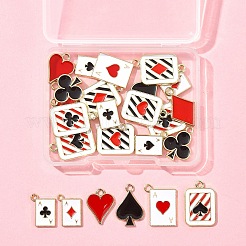 24pcs 12 pendentifs en émail en alliage de style&nbsp;ENAM-FS0002-96