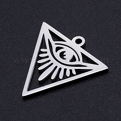 Pendentifs en acier inoxydable 201 anti-ternissement&nbsp;STAS-S105-JN880-1