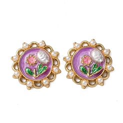 Pendentifs en émail en alliage doré&nbsp;ENAM-B028-01KCG