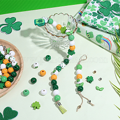 Kits de fabrication de bijoux à faire soi-même pour la Saint-Patrick&nbsp;DIY-SP0007-78