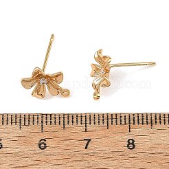 Shegrace Ohrstecker-Verschluss aus Messing mit Mikropavé-Zirkonia&nbsp;XGRQ6M743-909G