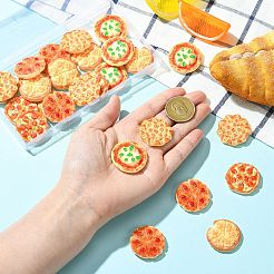 30 Stück 5 Arten Harz-Imitationspizza&nbsp;RESI-CJ0005-27