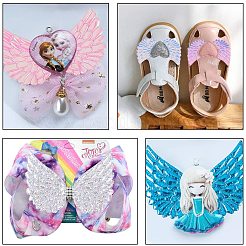 Glitzernde Engelsflügel-Aufnäher&nbsp;DIY-PH0026-30