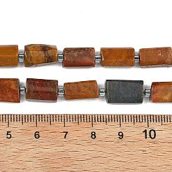 Natur Ozean Jaspis Perlen Stränge&nbsp;G-H352-A01-03