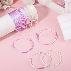 32 pièce de fil de nylon bicolore pour la confection de bracelets&nbsp;BJEW-TAC0072